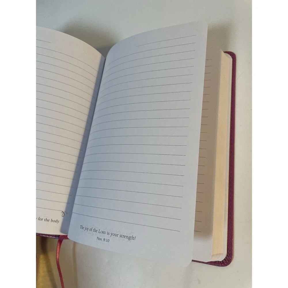 Know the Plans Classic Lux Leather Journal Book in Pink Jeremiah 29:11 Christian